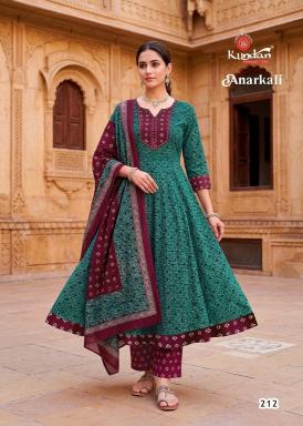 Kundan anarkali vol-2 wholesale jaipur kurti com